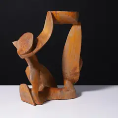 Wood by Raoul Hague, Sculpture, sold Nov 2025