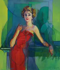 Cleve Gray, Portrait, Painting
