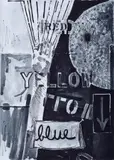 Jasper Johns, Untitled (Blue), Etching