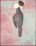 Kiki Smith, Bird With Wax Stamp, Collage