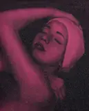 Carole Feuerman, SHOWER PORTRAIT (PINK) Diamond Dust, Silkscreen
