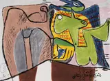 Le Corbusier, Je Revais, Etching & Aquatint