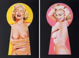 Mel Ramos, PEEK A BOO, MARILYN 1 & 3, Lithographs