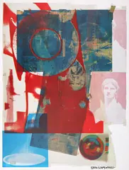 Quarry Local One by Robert Rauschenberg, Lithograph, sold Nov 2025