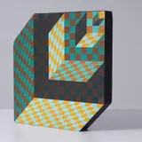 Victor Vasarely, FELHOE Double-Sided, Sculpture