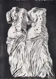 Double Venus by Jim Dine, Woodcut, sold Nov 2025