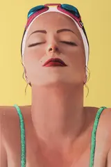 Carole Feuerman, Catalina (Yellow), Silkscreen
