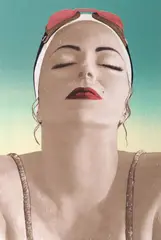 Carole Feuerman, Catalina (Green), Silkscreen