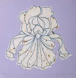 Lowell Nesbitt, Untitled (Purple Flower), Aquatint