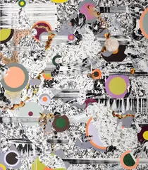 Fiona Rae, Untitled, Abstract Painting