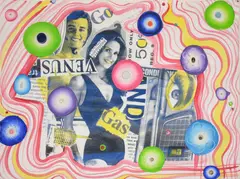 Kenny Scharf, Automatics, Mixed Media Unique Work