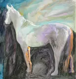 Joseph Raffael, Horse, Painting