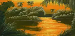 James Gibson, ORANGE GLORY Highwayman, Painting