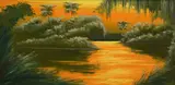 James Gibson, ORANGE GLORY Highwayman, Painting