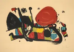 ROCA by Joan Miró, Lithograph, sold May 2025