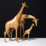 Loet Vanderveen, Giraffe Family, Bronze Sculpture