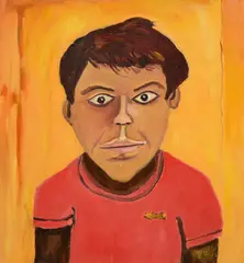 Rafael Ferrer, Portrait, Painting