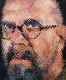 Chuck Close, Self Portrait, Screenprint