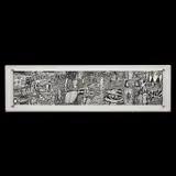 Jean Dubuffet, Parcours, Screenprint Scroll