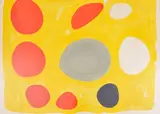 Alexander Calder, Grande Composition Fond Jaune, Lithograph
