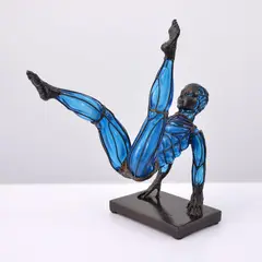 David Bennett, Blue Acrobat, Sculpture