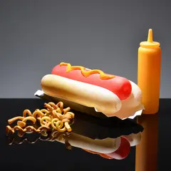 John Miller, Dog With Mustard, Sculpture