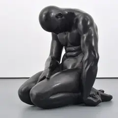 Eric Goulder, Nude Male Figure, Bronze Sculpture