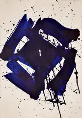 Abstract by Sam Francis, Watercolor Painting, sold Feb 2024