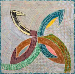 Polar Coordinates V by Frank Stella, Lithograph, sold Feb 2024