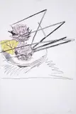 Flowers (Hand-Colored) by Andy Warhol, Screenprint, sold Feb 2024