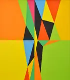 J. Jay McVicker, Abstract Geometric, Painting