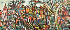 F. N. Souza, Untitled, Abstract Painting