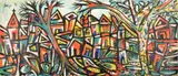 F. N. Souza, Untitled, Abstract Painting