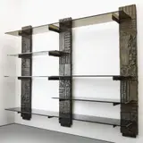 Shelving Unit by Paul Evans, Bronze Wall, sold May 2023