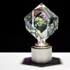 Toland Sand, Spinning Cube, Sculpture