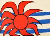 Alexander Calder, Sun & Sea, Lithograph