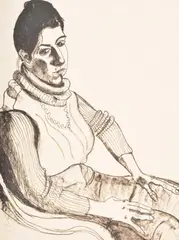 Judith Solodkin by Alice Neel, Lithograph, sold May 2023