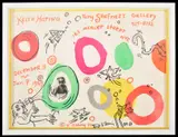 Keith Haring, Untitled, Drawing on Shafrazi Exhibition Print
