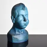 Ross Richmond, Glass SELF PORTRAIT Bust, Sculpture