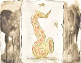 Claes Oldenburg, Soft Saxophone, Lithograph