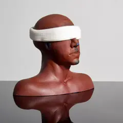 Ross Richmond, Glass SPIRIT GUIDE Bust, Sculpture