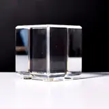 Jon Kuhn, Glass 2X2X2 ALL CORE Paperweight, Sculpture