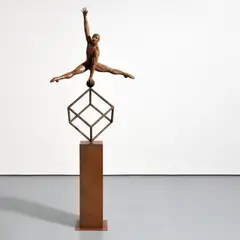 Jorge Marín, 95OAH, Bronze Kinetic Sculpture