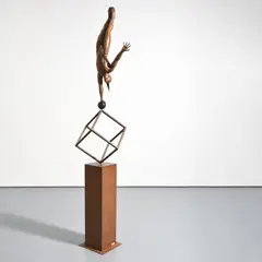 Jorge Marín, 103OAH, Bronze Kinetic Sculpture