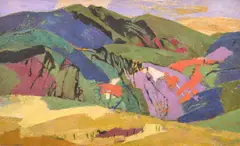 Ethel Magafan, Landscape, Painting