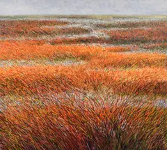 Gabor Peterdi, Landscape, Painting
