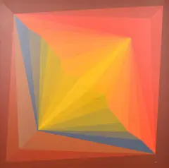 Doris Marie Leeper, Abstract Geometric, Painting