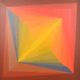 Doris Marie Leeper, Abstract Geometric, Painting