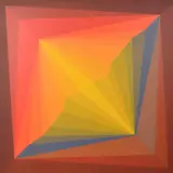 Doris Marie Leeper, Abstract Geometric, Painting