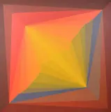 Doris Marie Leeper, Abstract Geometric, Painting